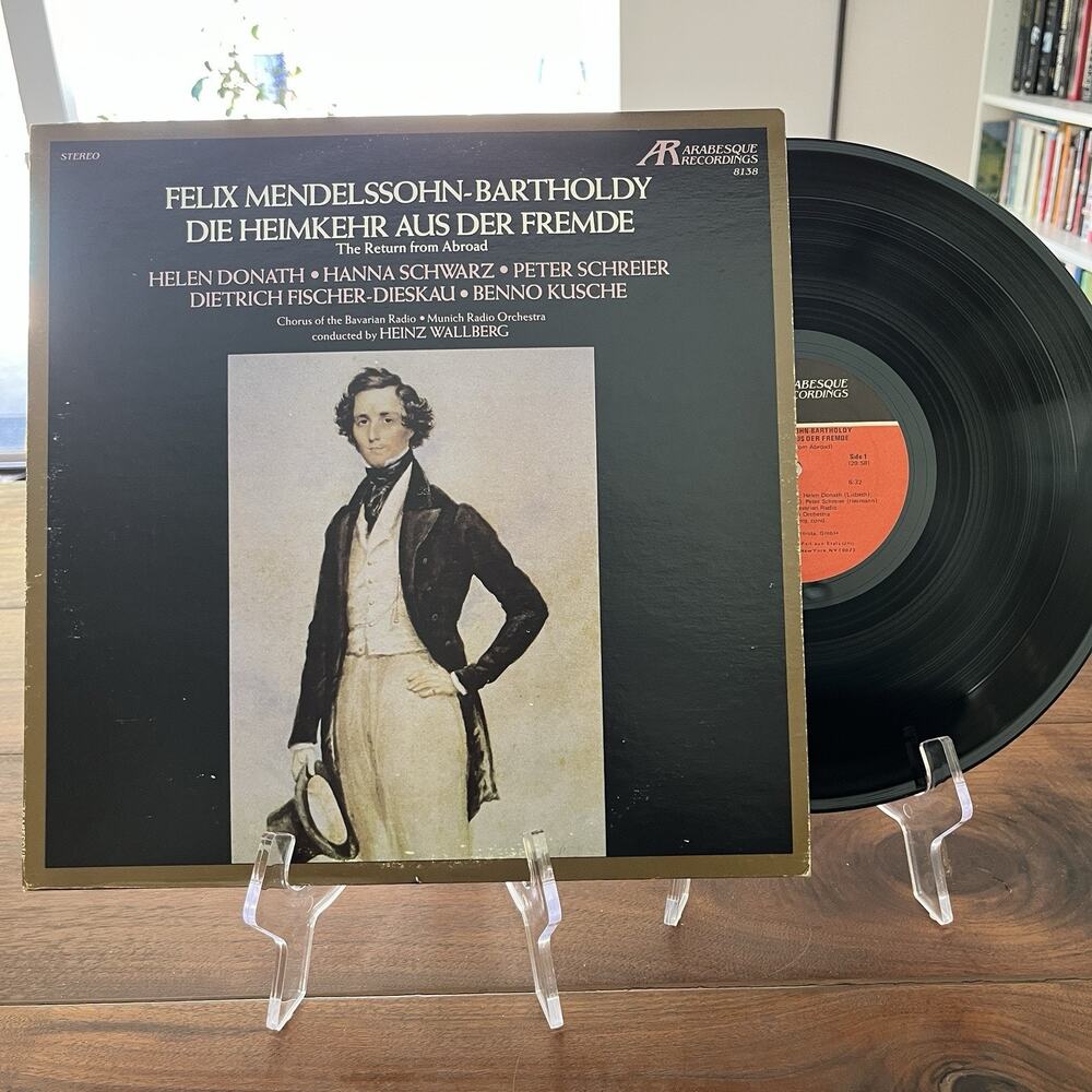 Mendelssohn Die Heimkehr Aus Der Fremde (The Return from Abroad) LP Arabesque